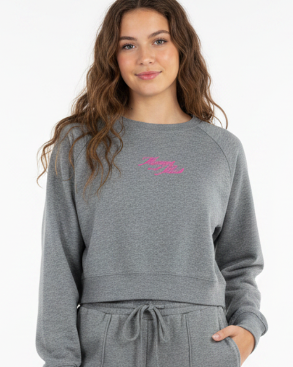 Raglan Crew Neck Sweatshirt
