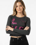 Long Sleeve Cropped Top