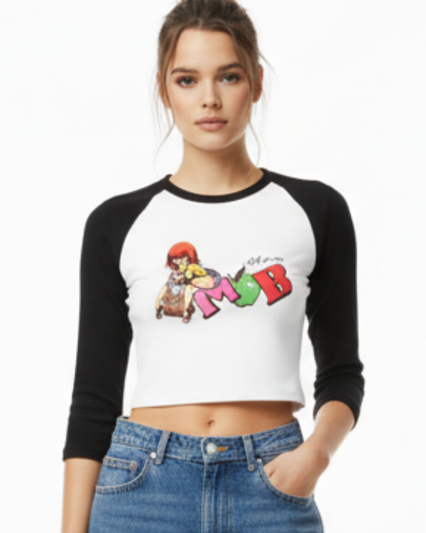 Long Sleeve Raglan Baseball Top