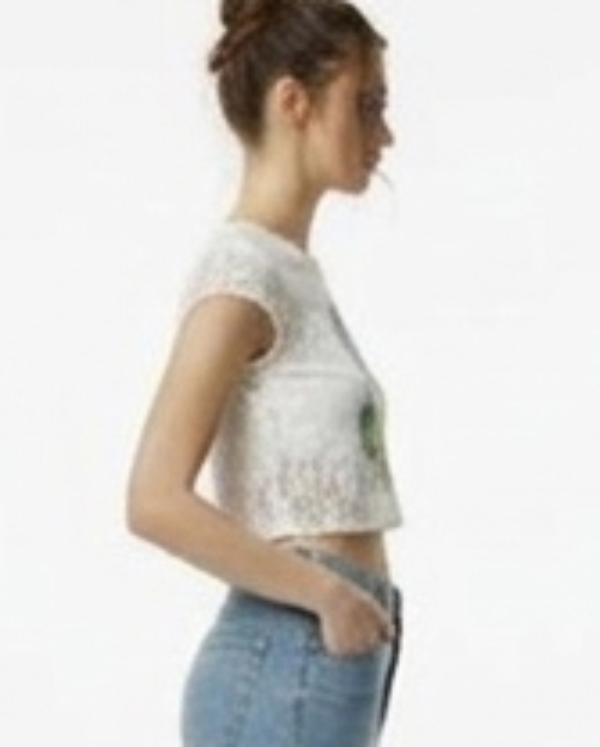 Lace Sort Sleeve Top x Fafi