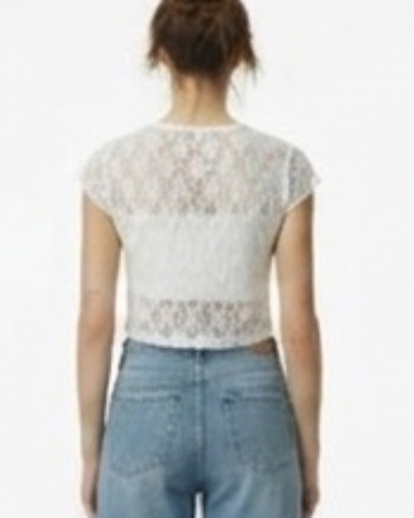 Lace Sort Sleeve Top x Fafi