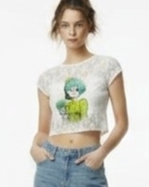Lace Sort Sleeve Top x Fafi