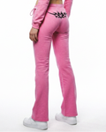 Low Rise Side Tie Flare Sweatpant