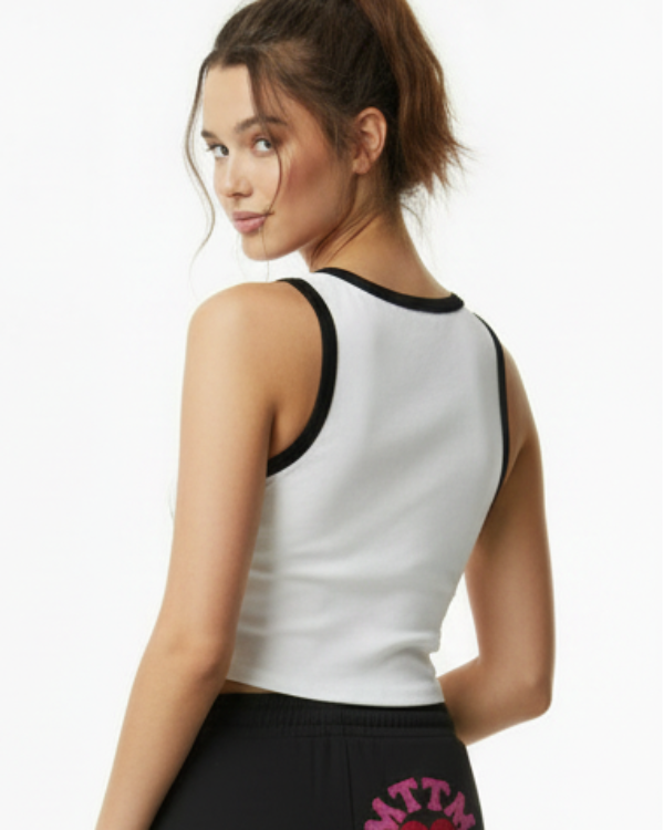 Contrast Binding Tank Top