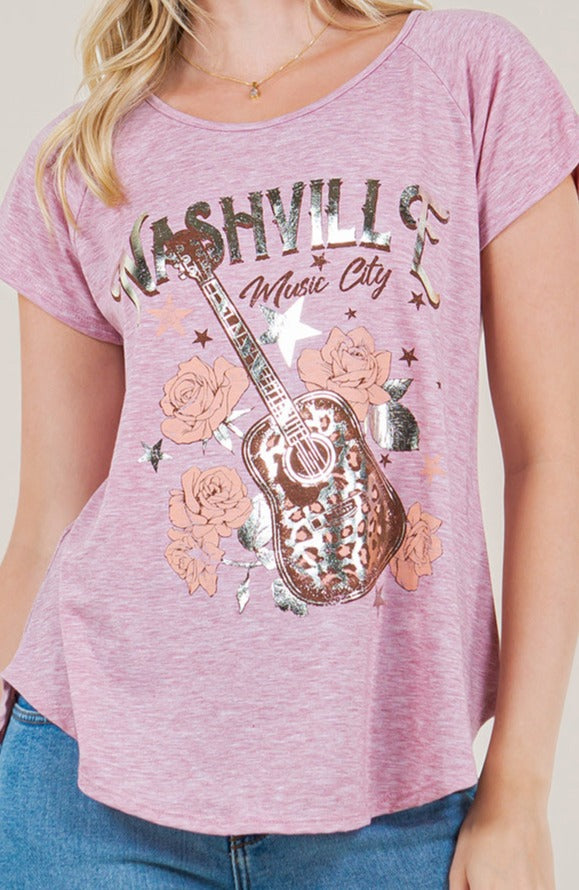 SS SCOOP NECK ASYMM TOP - T7589-HS19107-NASHVILLE MUSIC CITY-PRS-H MAUVE
