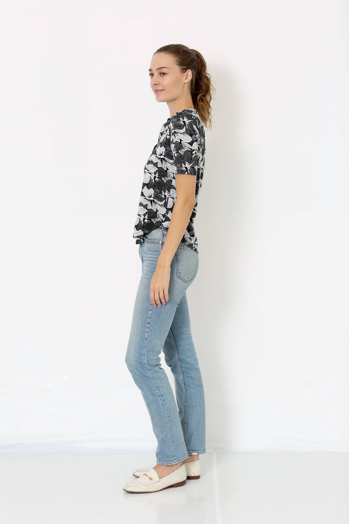 ELBOW HALF PLACKET SHIRT - T8004-PE-ELB-JNJ-11223