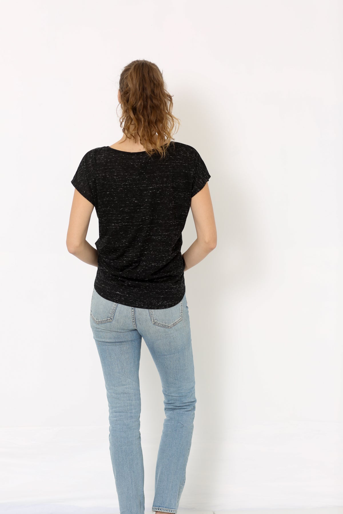 SS DOLMAN FRONT TIE TOP - T9442-3460831