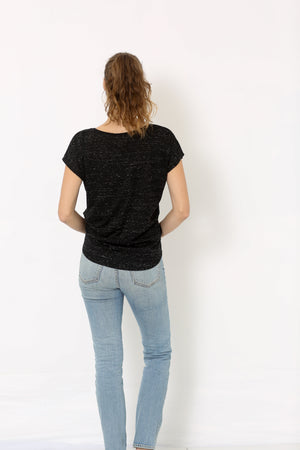 SS DOLMAN FRONT TIE TOP - T9442-3460831