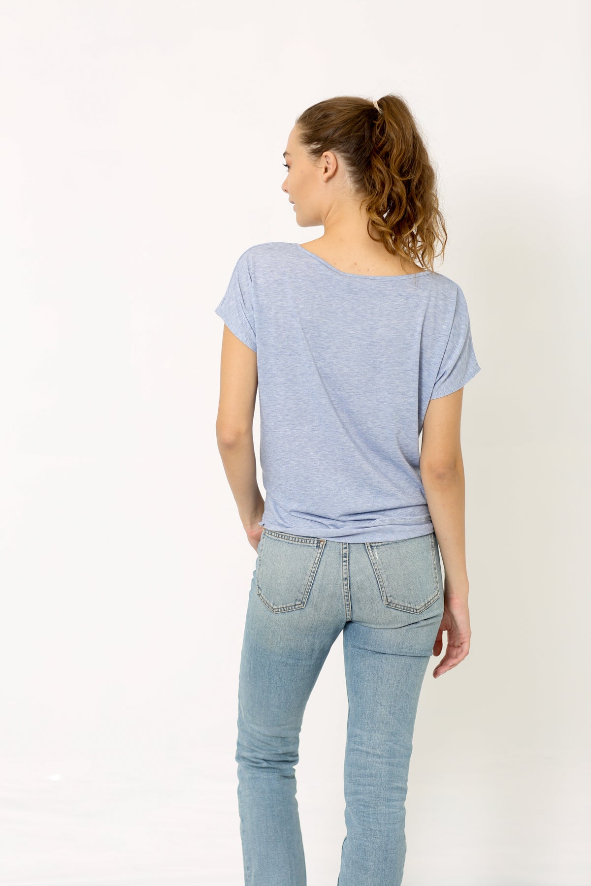 SS DOLMAN FRONT TIE TOP - T9442-3554826