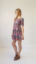 Puff print fabric