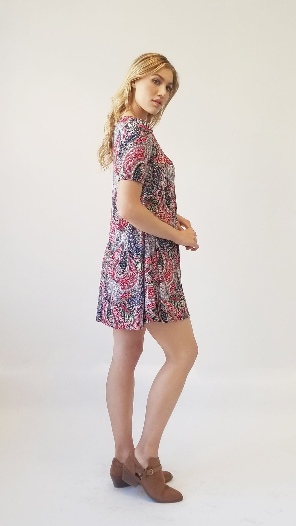 Puff print fabric