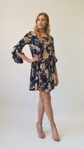 Floral puff print