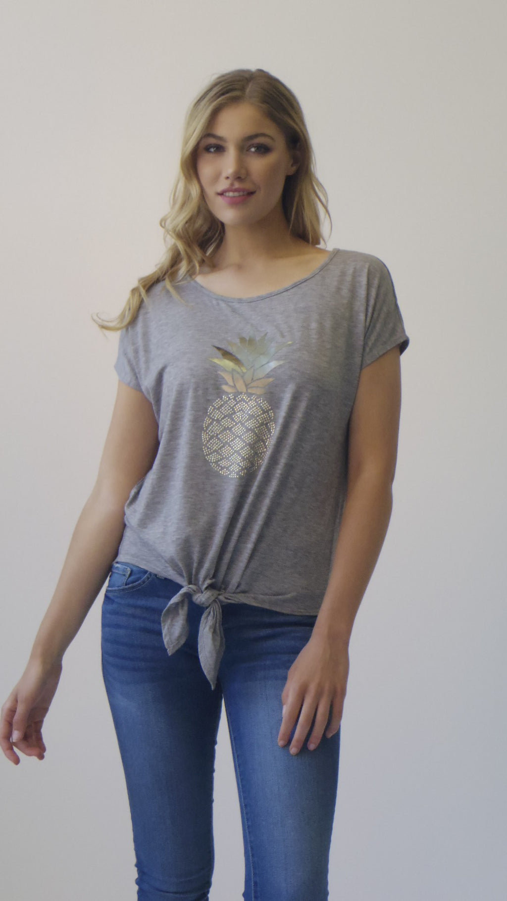 Tie Front Casual Top