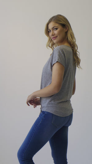 Tie Front Casual Top