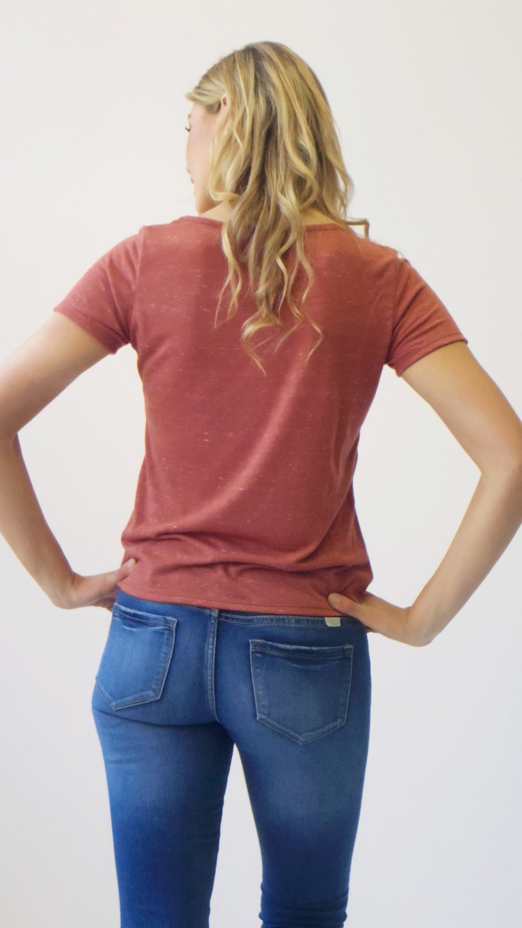 Casual knit T shirt