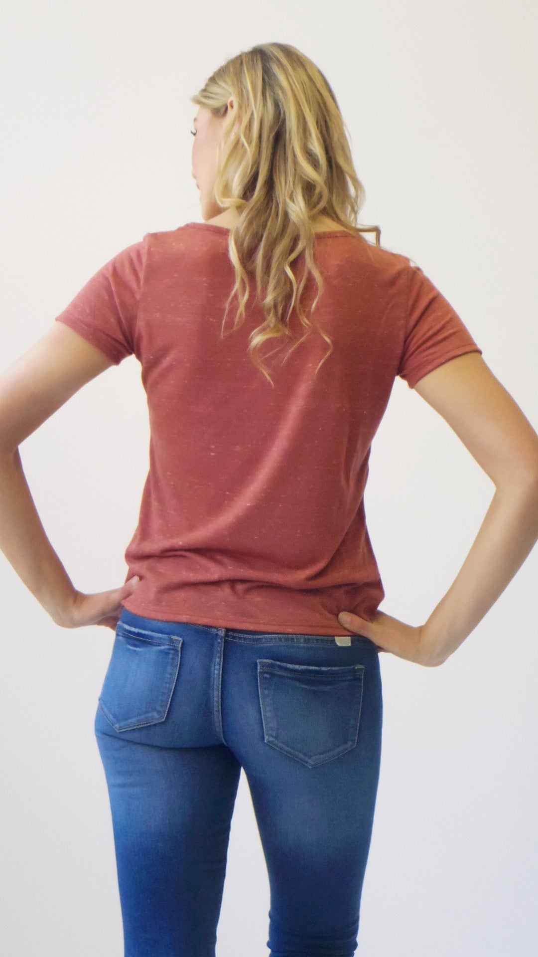 Casual knit T shirt