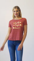 Casual knit T shirt